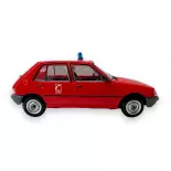 Voiture Peugeot 205 GE Pompier 18 - Ree Modèles CB-154 - HO 1/87