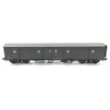 Metallic Bogie Van ex-PLM - Green With Lights - REE MODELES VB363 - HO 1/87