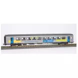 Set de départ BB26000 et 2 voitures Corails FLUO PIKO 97944 SNCF HO 1/87 - EP VI