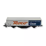 Wagon nettoyeurs de rails Roco 46400 - HO : 1/87 - Roco Clean