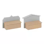 2 stands du marché de Noël - Faller 272021 - N 1/160