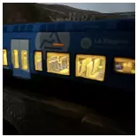 Doppeltriebwagen AGC B81661 / B81662 Auvergne Rhône Alpes - LS Models 10089S - HO 1/87 - SNCF - Ep VI - Digitaler Sound - 2R