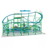 Green and blue HO 1/87 "Alpina-Bahn" rollercoaster