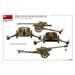 Cannone anticarro tedesco pak 40. medio prod. con equipaggio di artiglieria da campo - MiniArt 550035400 - 1/35