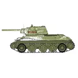 Véhicule militaire - Char d'assaut T-34/76 Modèle 1943 - ITALERI 6570 - 1/35