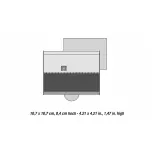 Pequeña casa unifamiliar - Corte láser NOCH 66608 - HO 1/87 - 107x107x84 mm