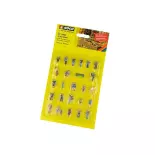 Set di 30 figure cittadine Noch 16043 - HO 1/87 - Set economico