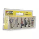 Pack of 6 business travellers - Noch 15226 - HO 1/87