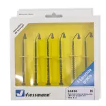 Pack of 6 VIESSMANN 65856 Warm White LED Depot Mast Lights - N 1/160