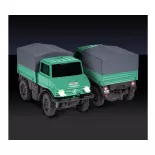 Mercedes-Benz Unimog U406 Forestier avec remorque 2.4G 100% RTR - Carson 500504165 - HO 1/87
