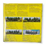 Set di 6 alberi di Natale - NOCH 24642 - O, HO & TT | 140 a 180 mm