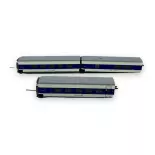 Set of 3 complementary TALGO Arnold carriages HN4356 - N 1/160 - SNCF - EP V