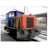 Diesel locomotive TMIV 232 "CARGO" - AC - MABAR 81521 - CFF - HO 1/87 - EP VI