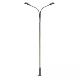 Lampadaire double moderne - HO 1/87 - Faller 180201