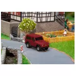 SUV Mercedes G-Class (Herpa) red Faller 161431 - HO: 1/87 - EP VI