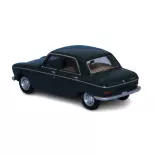 Voiture Peugeot 204 berline de 1968, livrée verte SAI 6255 - HO 1/87