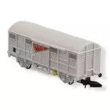 Type G4 boxcar for freight transport - AZAR MODELS AZW02-SNG - Z 1/220