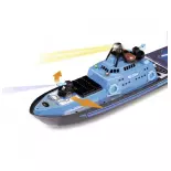 100% RTR Police Boat - Carson 500108049 - 2.4GHz - Universal Scale