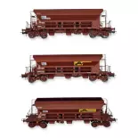 Set van 3 F70 FACS onderlossers - REE Models WB803 - STVA / SWG / MALLET - HO 1/87 - SNCF