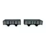 Set of 2 dump cars - Ree Modèles VM-031 - HOm 1/87 - CFD - Ep III - 2R