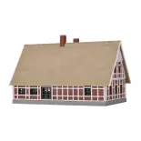 Thatched house model KIBRI 37318 - N 1/160