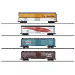 Coffret wagons marchandises US "Tin Plate" - Marklin 45712 - HO 1/87 - Ep.III