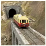 Tren Diesel X 3800 Picasso - Jouef HJ2617 - SNCF - HO 1/87 - 2R - EP III - Analógico