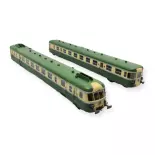 Autorail diesel RGP II avec remorque - Jouef HJ2419S - HO 1/87 - SNCF