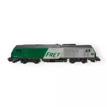 Diesellokomotive BB 75446 - REE MODELS NW-293 - N 1/160 - SNCF - EP VI - Analog - DC