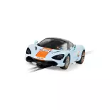 Voiture Analogique - McLaren 720S - Edition Golfe - Scalextric CH4394 - Super Slot - Echelle I 1/32 