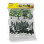 Pack de 25 arbres Mixtes Noch 32811 - N 1/160 - Z 1/220 - 35 à 90 mm