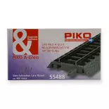 Boite de 400 vis pour rails ballastés PIKO 55488 | Dimension :1.4x18mm