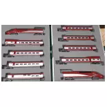 TGV Thalys network 10 elements - N : 1/160