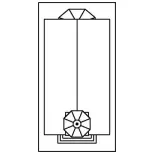 Église "St Lukas" - PIKO 61825 - HO 1/87 - 210 x 173 x 94 mm