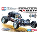 Lot Buggy Fighter NXGEN DT04 en kit + Radio Racer + Accu NimH + Chargeur + Servo - Tamiya 58741L - 1/10