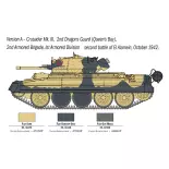 Char de Combat - Crusader Mk.III & Equipage - Italeri 6592 - 1/35