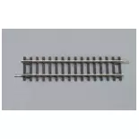 Straight rail G119 - 119 mm PIKO 55202 - HO 1/87 - Code 100