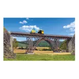 Viadotto Müngstertal KIBRI 39704 con trave in acciaio - HO 1/87 - 675 x 65 x 165 mm