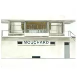 Caja de señales SNCF - Bois Modélisme 103002 - Mouchard - HO 1/87 - Modelo para ensamblar
