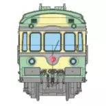 Autorail RGP 1 vert, X 2728 + remorque XR 7726, 2 phares avec fanaux d'angle, remorque avec cuisine - Ree Modèles NW359S - N 1/160 - SNCF - Ep III - Digital sound - 2R