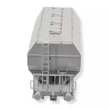 Carro per cereali ESMERY-CARON grigio - REE MODELES WB730 SNCF HO 1/87 - EP IV