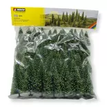 Pack de 50 sapins Noch 26826 - HO 1/87 TT 1/120 - Hauteur 50 à 140 mm