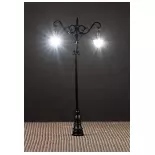 Double floor lamp with LED - HO 1/87 - Faller 180206