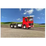 Camión de tracción Mercedes-Benz ACTROS Viessmann 8011 - HO 1/87 - librea roja