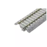 4 rails courbes traverses en béton Unitrack (R1546-11.25) - Kato 2-321 - HO 1/87