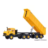 Camion MB à Capot Rond + Remorque Benne Meiller - 140x28x38mm - Kibri 14025 - HO : 1/87 