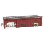 Arcades with shops and interior fittings FALLER 120571- HO 1/87