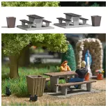 Picnic area - Busch 7729 - HO 1/87