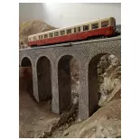 Remolque de vagón reforzado ZR BDX 27135 - R37 HO41264 - HO 1/87 - SNCF - IV - Analog - 2R