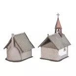 Farm chapel and bakehouse FALLER 130571 - HO 1/87